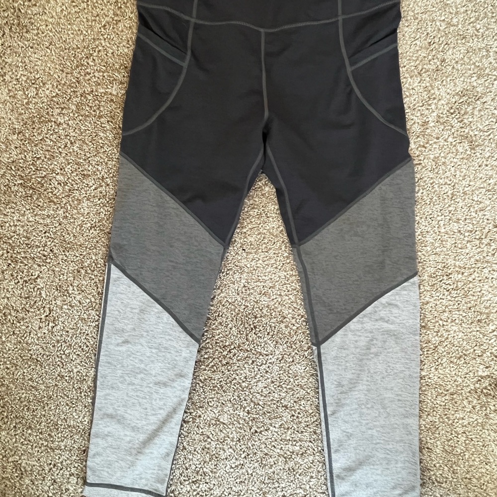 Jadelynn Brooke Dark Gray High-Waist Leggings